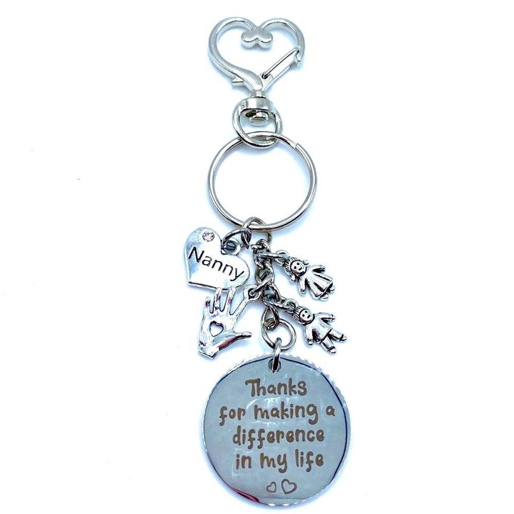 Nanny Keychain Bag Charm
